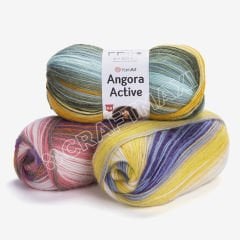 YARNART ANGORA ACTIVE NEW - EBRULİ EL ÖRGÜ İPİ