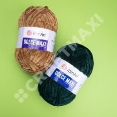 YARNART DOLCE MAXI - KADİFE EL ÖRGÜ İPİ KOYU KAHVERENGİ - 775