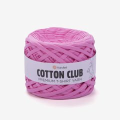 YARNART COTTON CLUB - PENYE KUMAŞ EL ÖRGÜ İPİ PEMBE - 7346