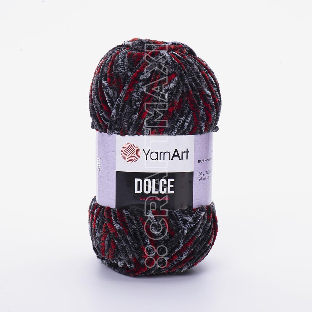 YARNART DOLCE - EBRULİ, KADİFE EL ÖRGÜ İPİ EBRULİ - 806