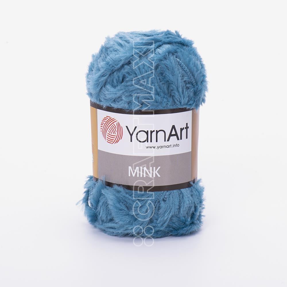 YARNART MINK - TÜYLÜ EL ÖRGÜ İPİ TURKUAZ - 349