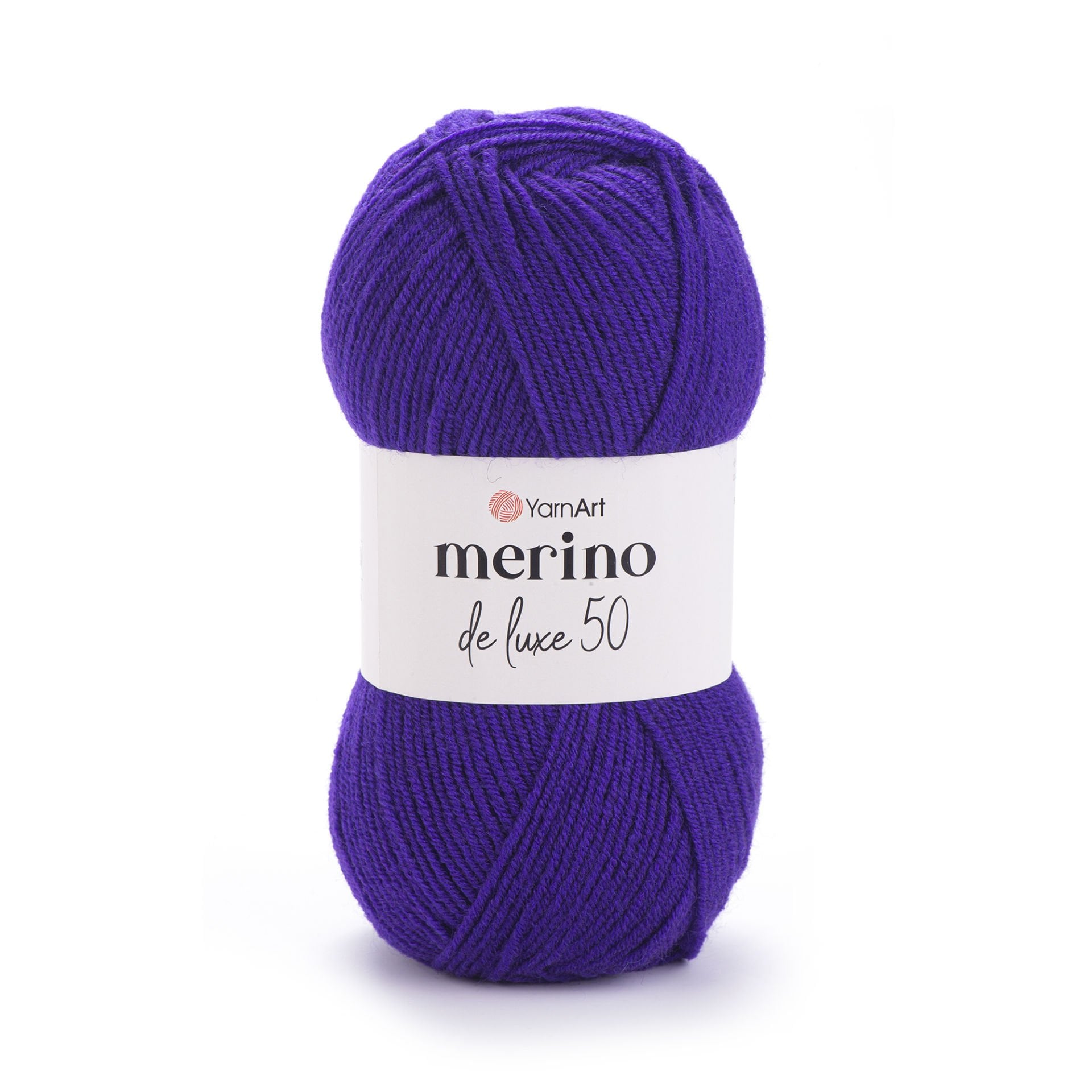 YARNART MERINO DE LUXE 50 - EL ÖRGÜ İPİ PATLICAN MORU - 556
