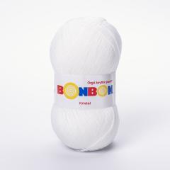 NAKO BONBON KRİSTAL - EL ÖRGÜ İPİ BEYAZ - 98200
