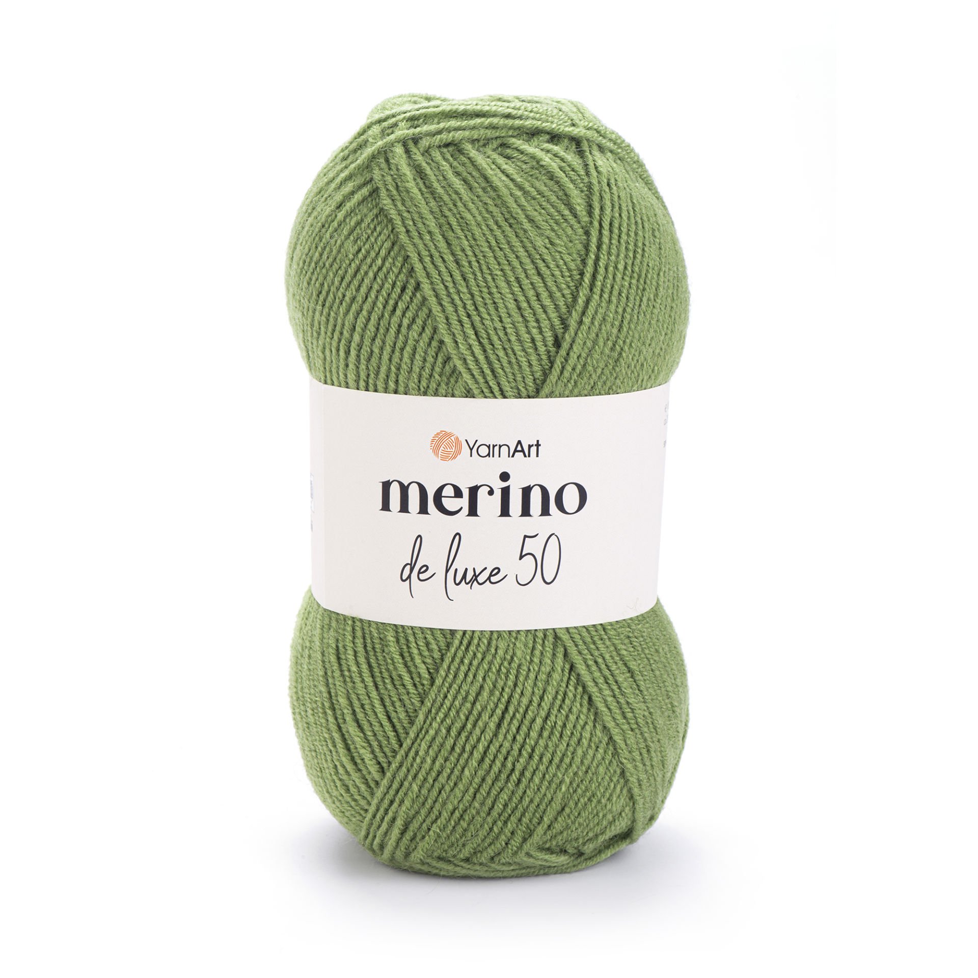YARNART MERINO DE LUXE 50 - EL ÖRGÜ İPİ ZEYTİN YEŞİLİ - 098