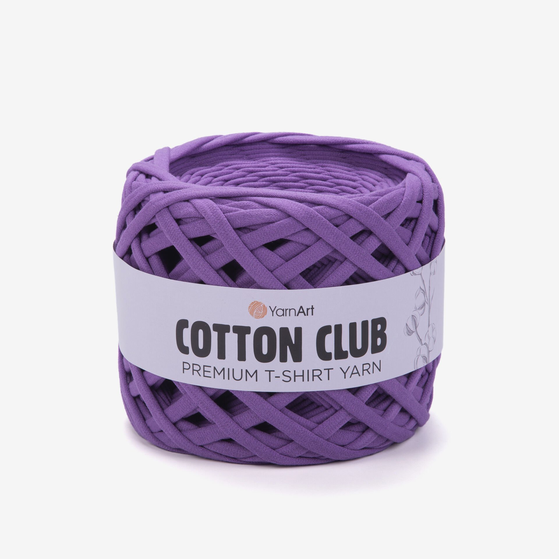 YARNART COTTON CLUB - PENYE KUMAŞ EL ÖRGÜ İPİ LİLA - 7352