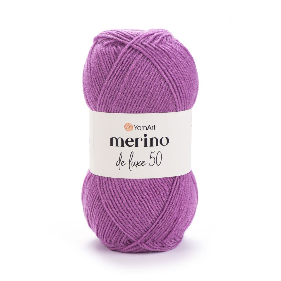 YARNART MERINO DE LUXE 50 - EL ÖRGÜ İPİ KOYU PEMBE - 560