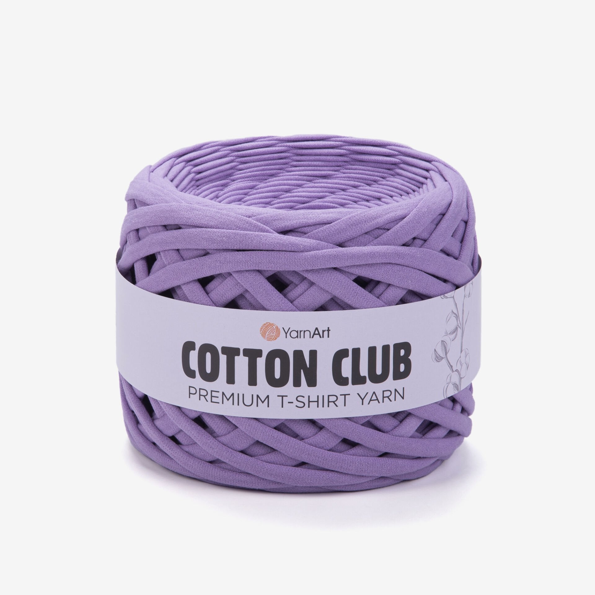 YARNART COTTON CLUB - PENYE KUMAŞ EL ÖRGÜ İPİ LAVANTA - 7353