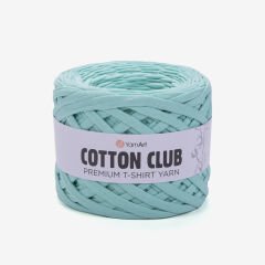 YARNART COTTON CLUB - PENYE KUMAŞ EL ÖRGÜ İPİ MİNT YEŞİLİ - 7355