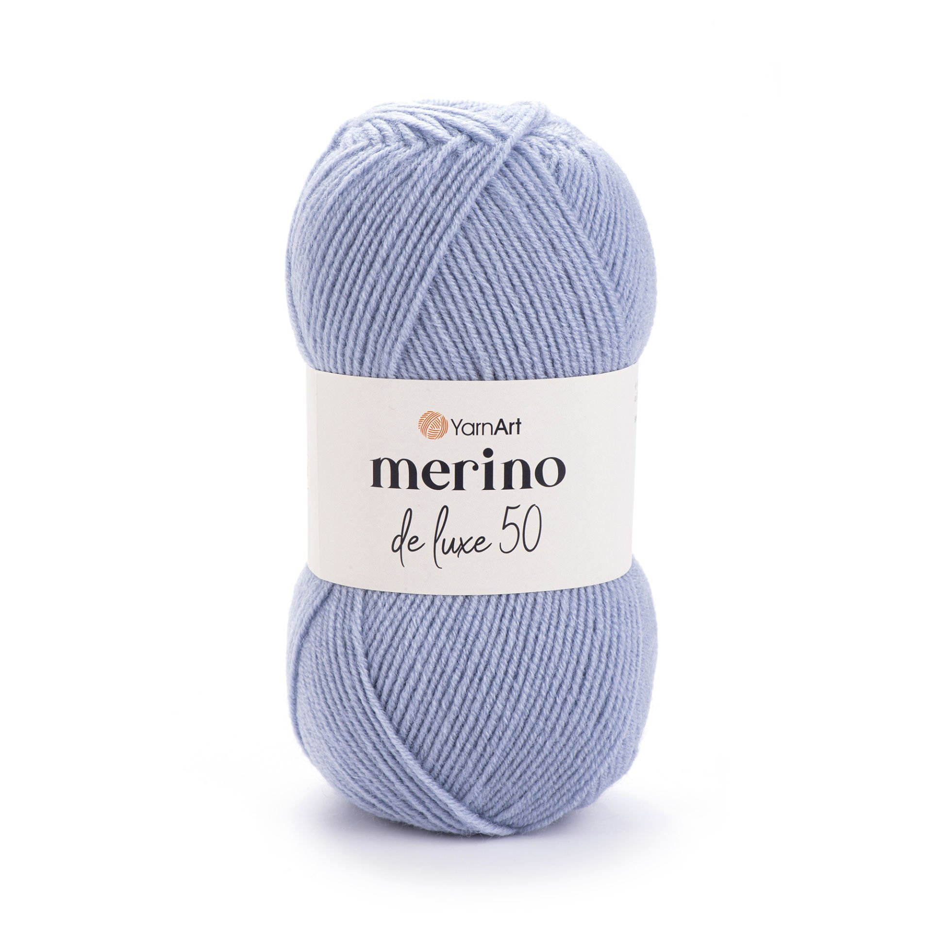 YARNART MERINO DE LUXE 50 - EL ÖRGÜ İPİ BUZ GRİSİ - 3072