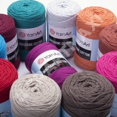 YARNART MACRAME COTTON - MAKROME EL ÖRGÜ İPİ FUŞYA - 771