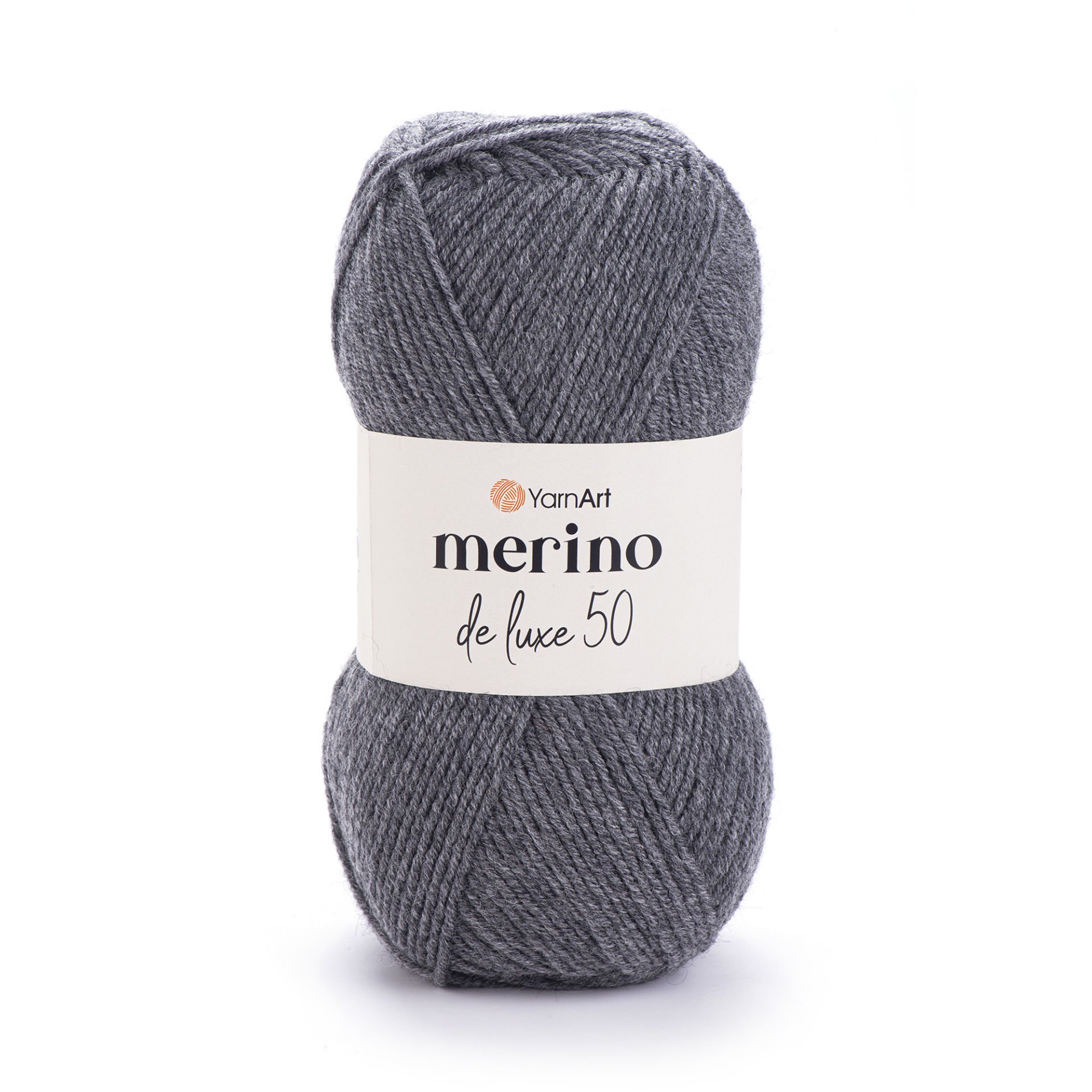YARNART MERINO DE LUXE 50 - EL ÖRGÜ İPİ GRİ - 179