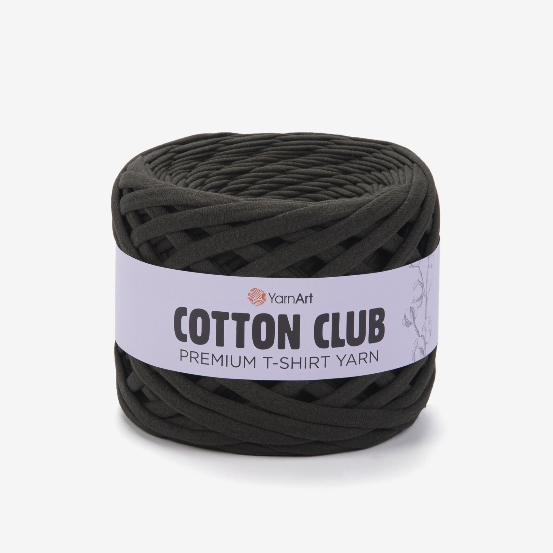 YARNART COTTON CLUB - PENYE KUMAŞ EL ÖRGÜ İPİ ASKER YEŞİLİ - 7359