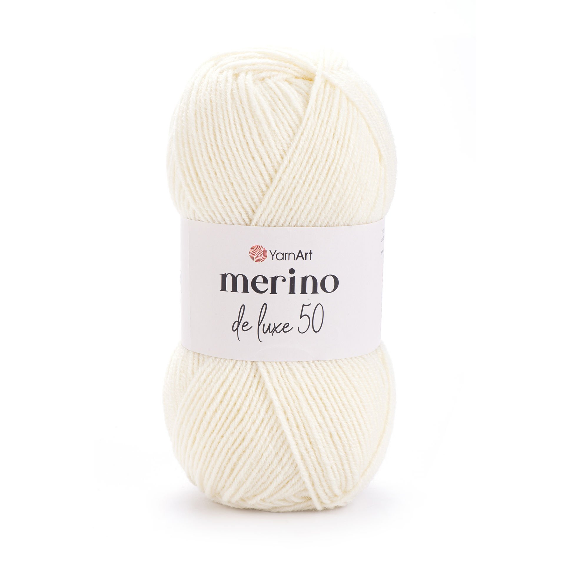 YARNART MERINO DE LUXE 50 - EL ÖRGÜ İPİ AÇIK KREM - 502