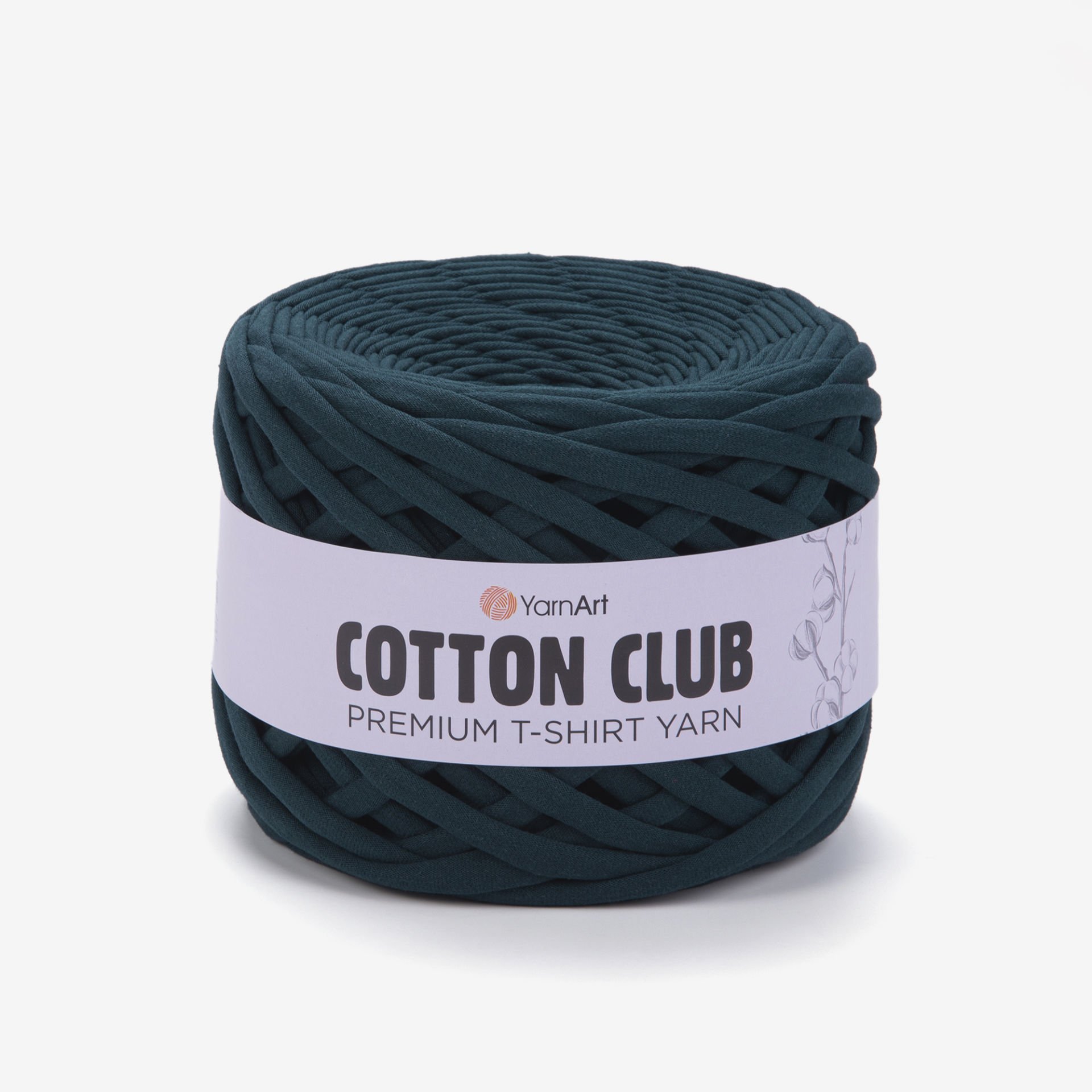 YARNART COTTON CLUB - PENYE KUMAŞ EL ÖRGÜ İPİ ZÜMRÜT YEŞİLİ - 7362