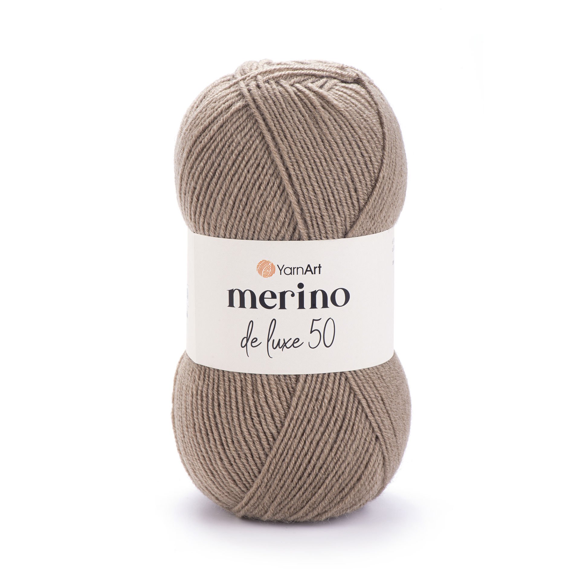 YARNART MERINO DE LUXE 50 - EL ÖRGÜ İPİ KOYU BEJ - 218
