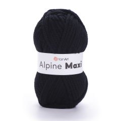 YARNART ALPINE MAXI - EL ÖRGÜ İPİ SİYAH - 661