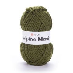 YARNART ALPINE MAXI - EL ÖRGÜ İPİ ZEYTİN YEŞİLİ - 670