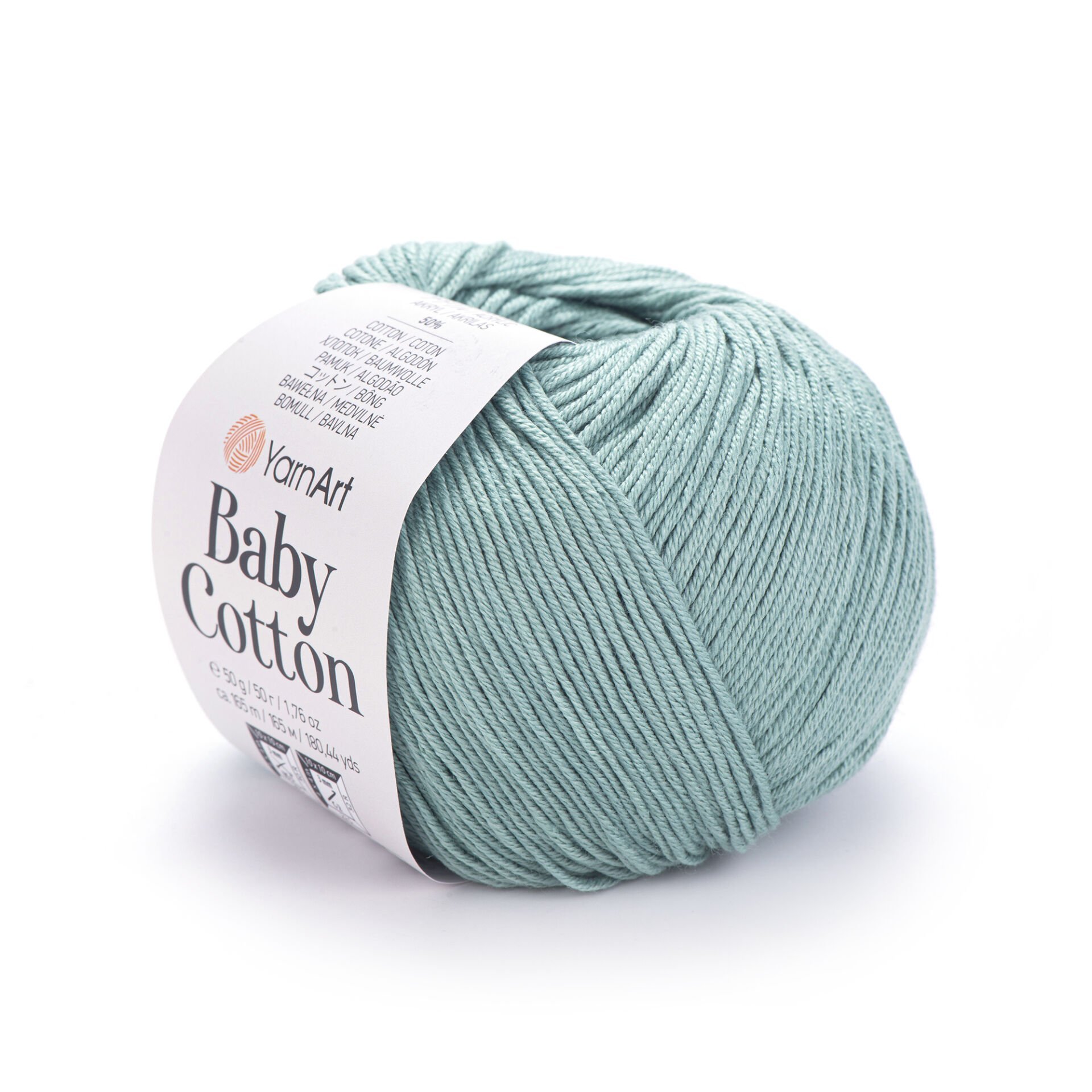YARNART BABY COTTON - BEBEK EL ÖRGÜ İPİ SU YEŞİLİ - 439