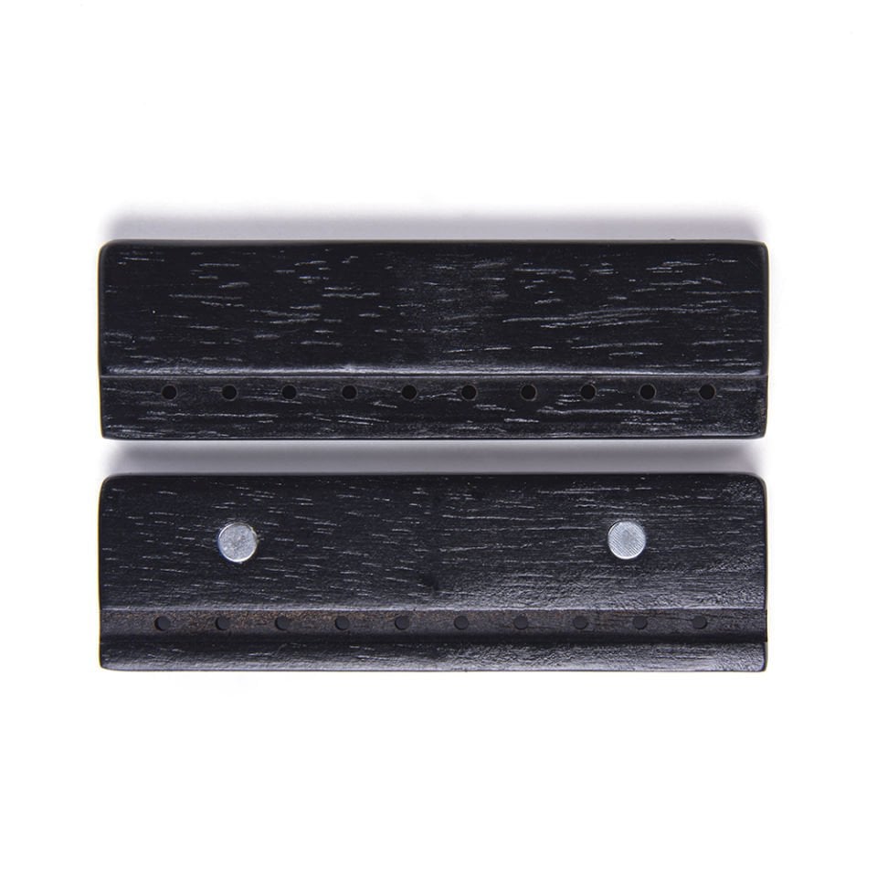 MIKNATISLI AHŞAP BURS 10 CM SİYAH