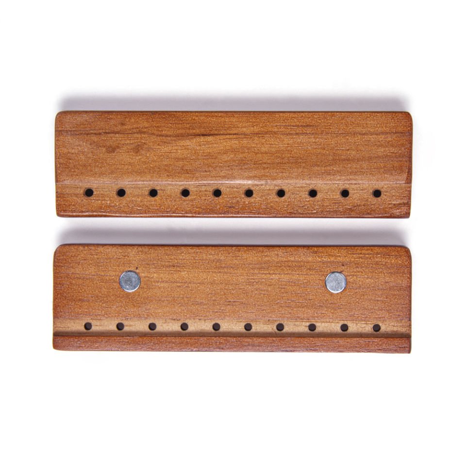 MIKNATISLI AHŞAP BURS 10 CM TABA