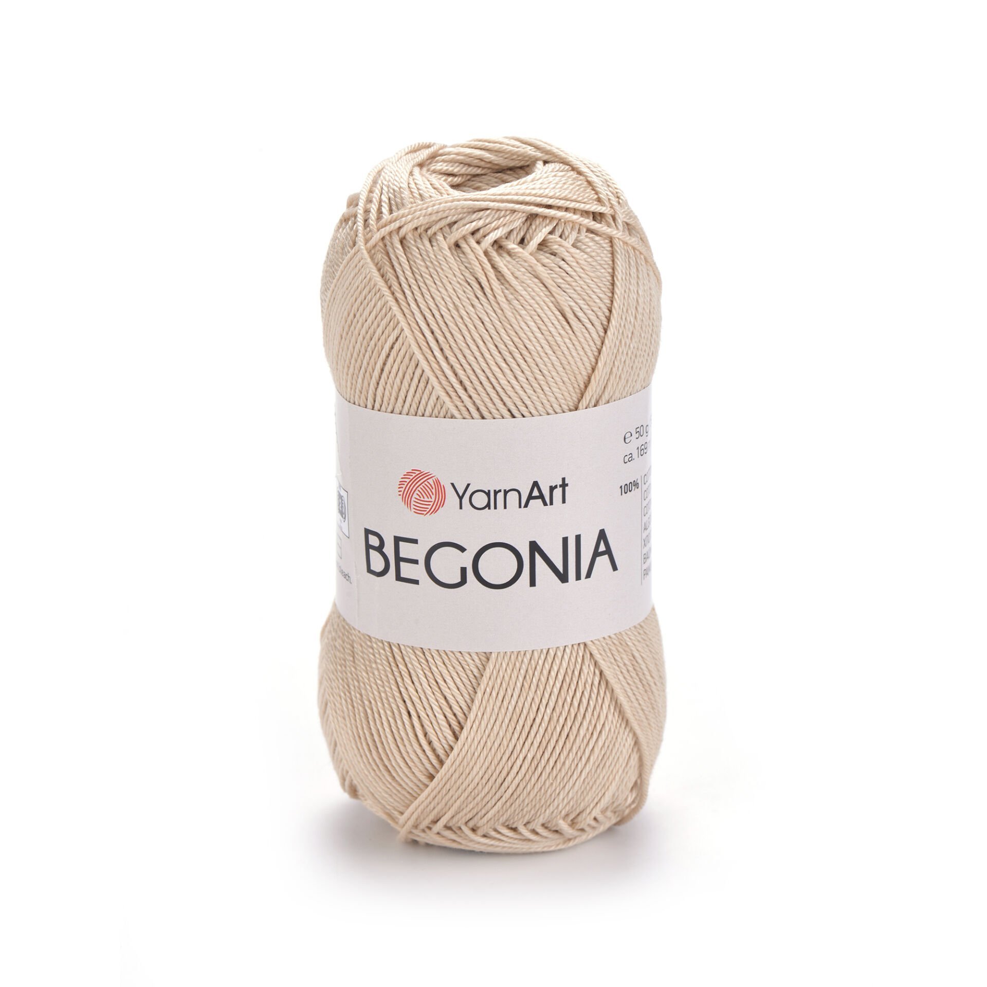 YARNART BEGONIA - MERSERİZE EL ÖRGÜ İPİ AÇIK BEJ - 4660