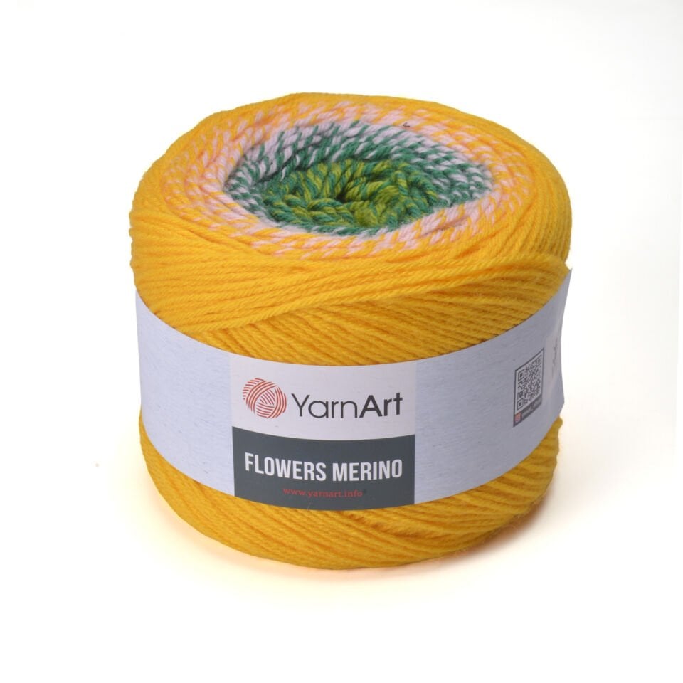 YARNART FLOWERS MERINO - EBRULİ EL ÖRGÜ İPİ EBRULİ - 566