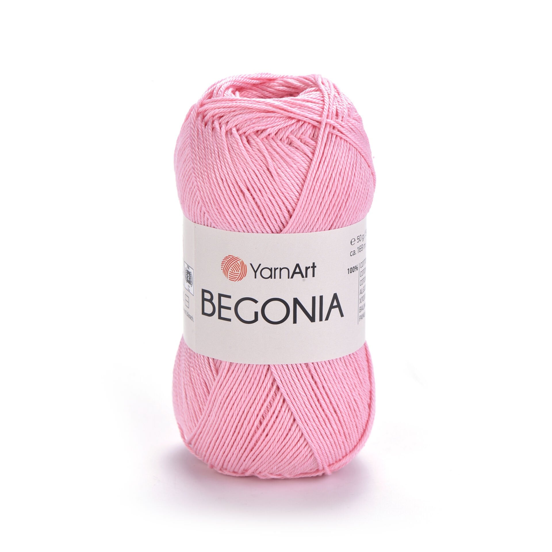 YARNART BEGONIA - MERSERİZE EL ÖRGÜ İPİ AÇIK PEMBE - 6313