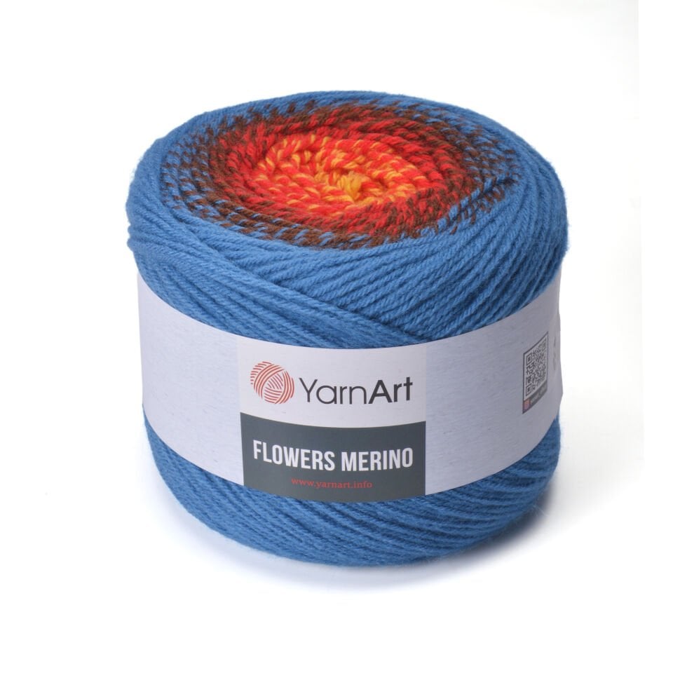 YARNART FLOWERS MERINO - EBRULİ EL ÖRGÜ İPİ EBRULİ - 568