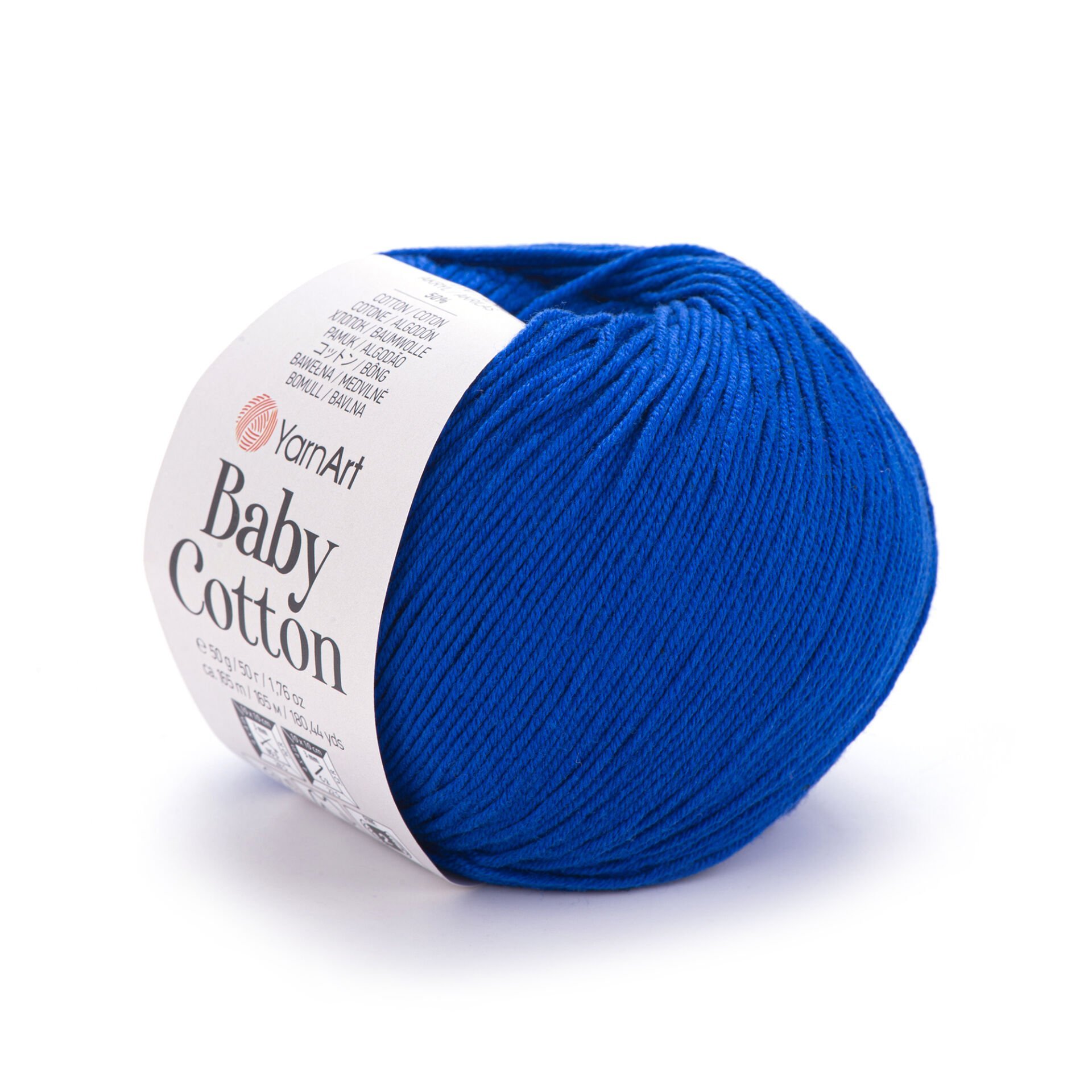 YARNART BABY COTTON - BEBEK EL ÖRGÜ İPİ SAKS MAVİSİ - 456