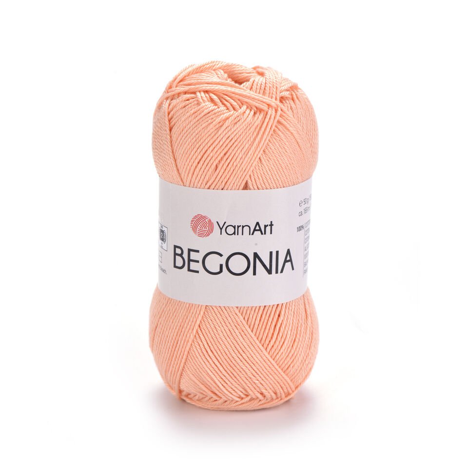 YARNART BEGONIA - MERSERİZE EL ÖRGÜ İPİ SOMON - 6322