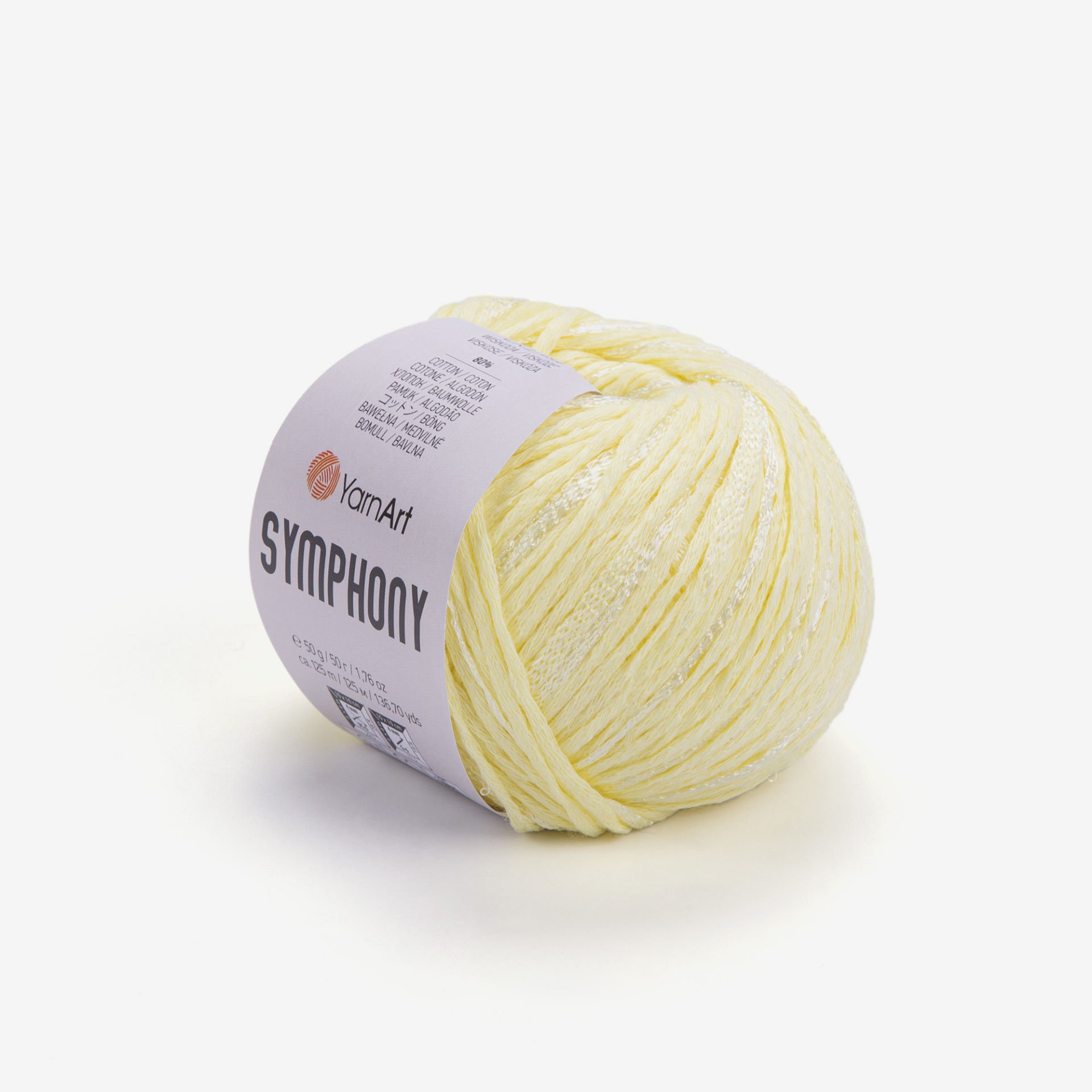 YARNART SYMPHONY - EL ÖRGÜ İPİ SARI - 2102