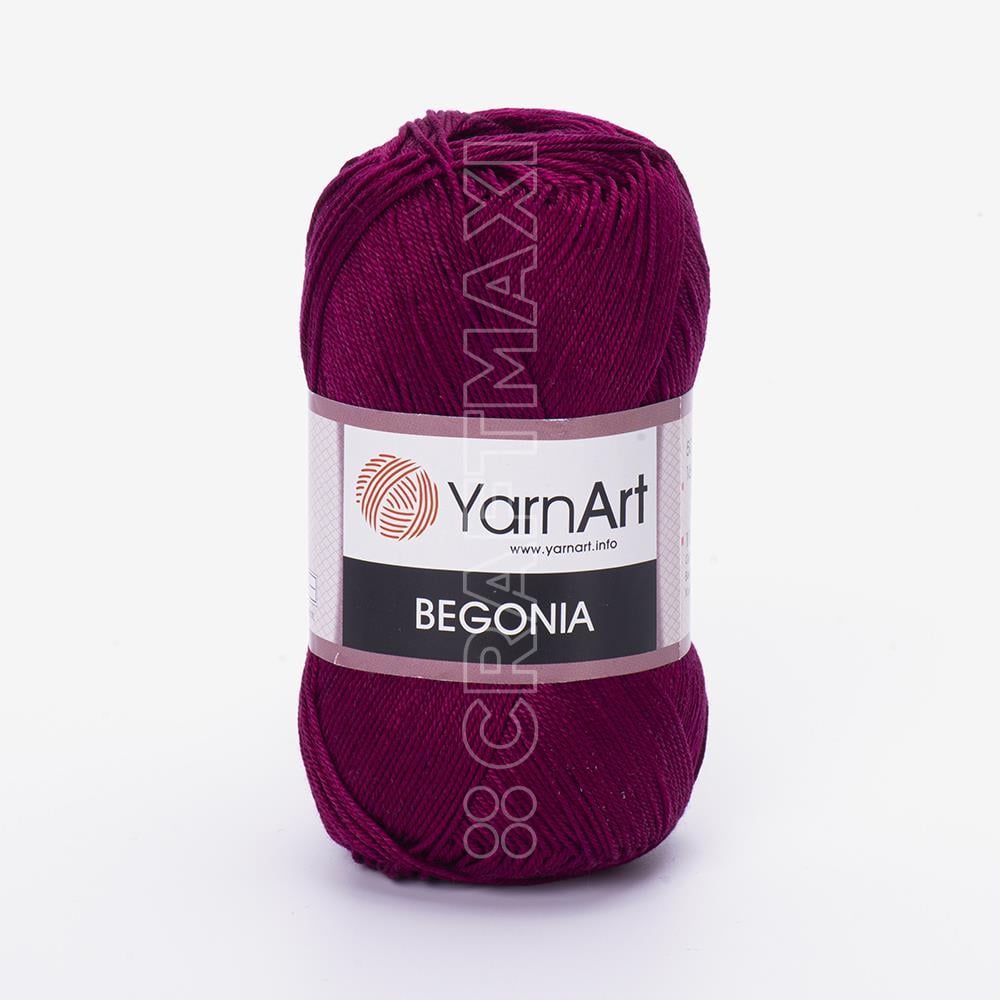 YARNART BEGONIA - MERSERİZE EL ÖRGÜ İPİ VİŞNE ÇÜRÜĞÜ - 0112