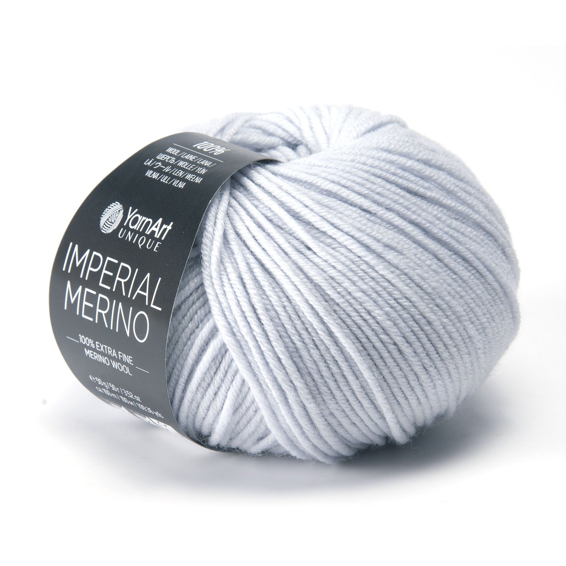 YARNART IMPERIAL MERINO - EL ÖRGÜ İPİ GRİ - 3346
