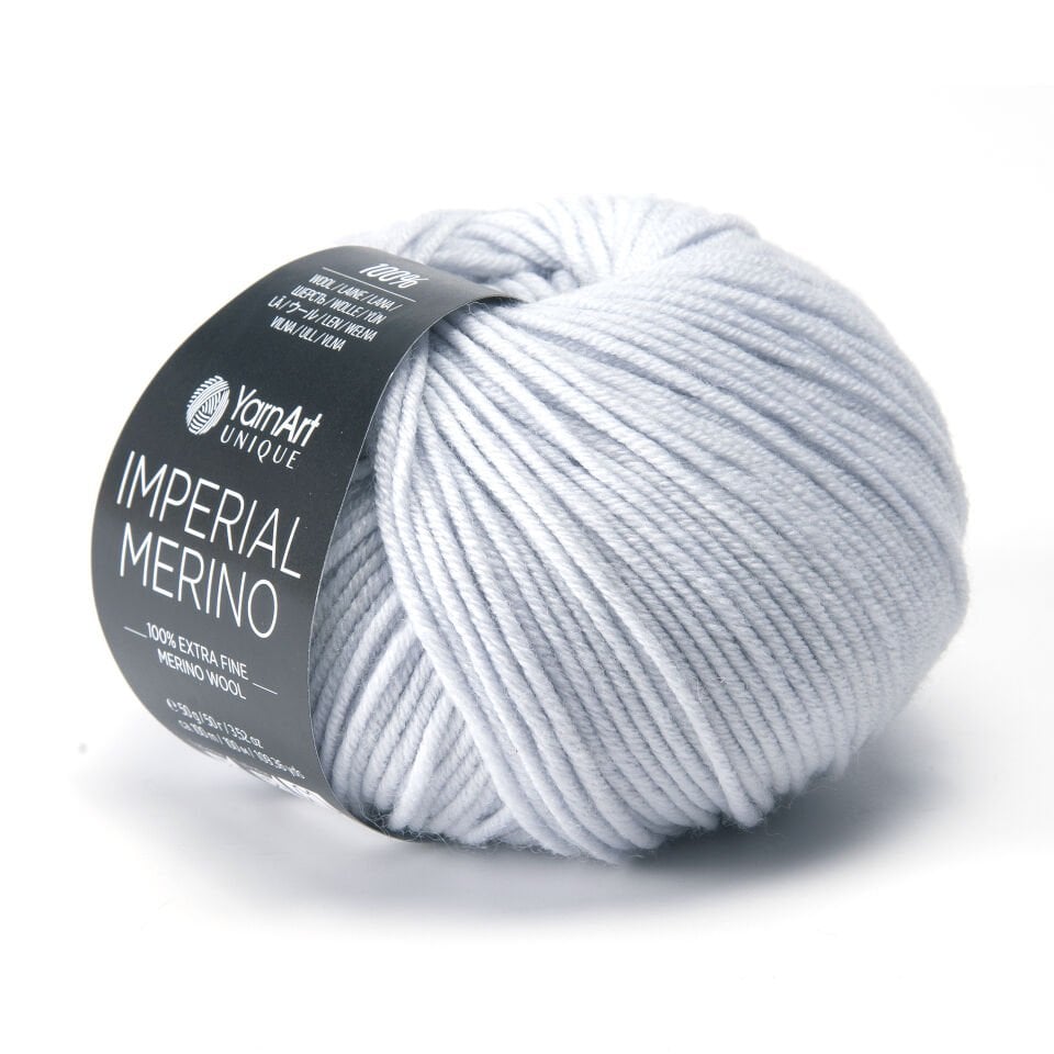 YARNART IMPERIAL MERINO - EL ÖRGÜ İPİ GRİ - 3346