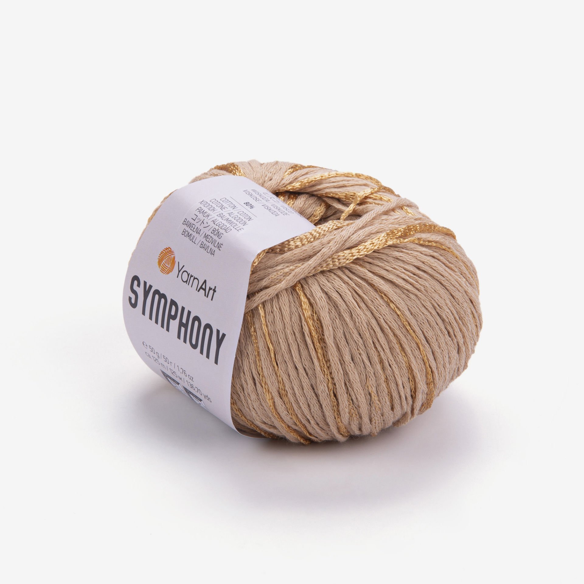 YARNART SYMPHONY - EL ÖRGÜ İPİ KARAMEL - 2105