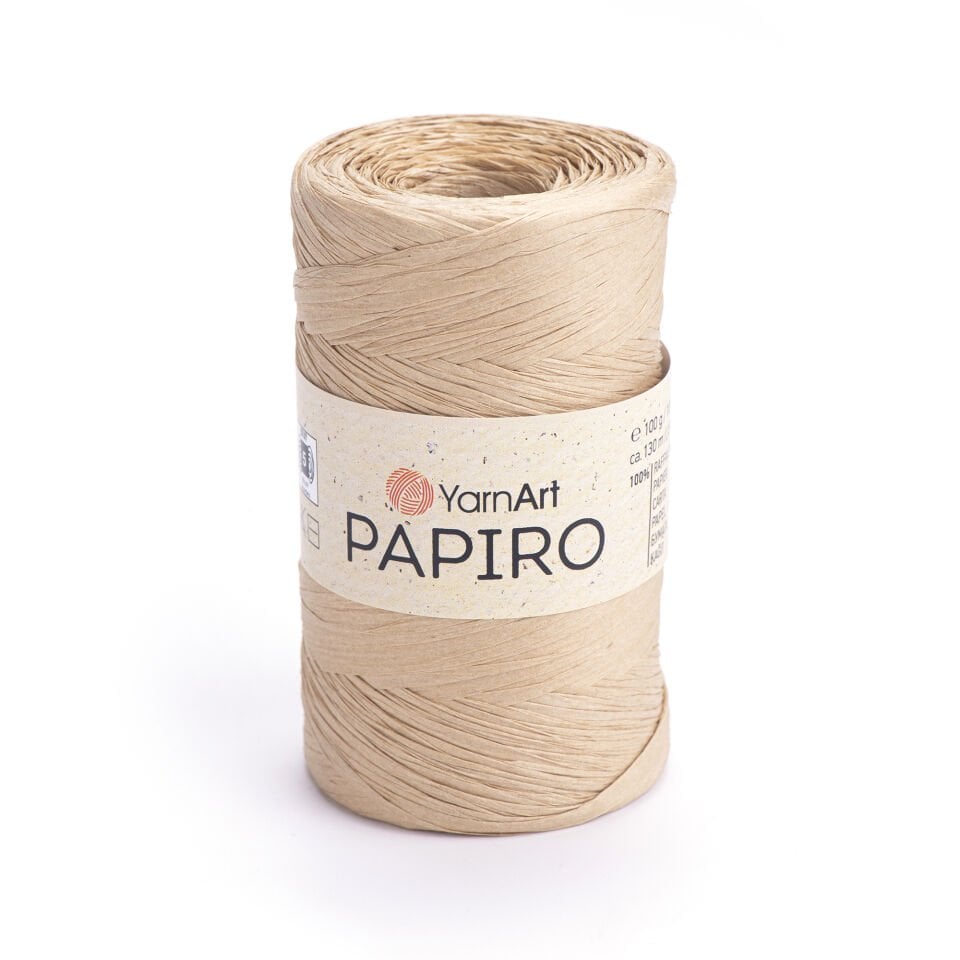 YARNART PAPIRO - KAĞIT İP BEJ - 1302