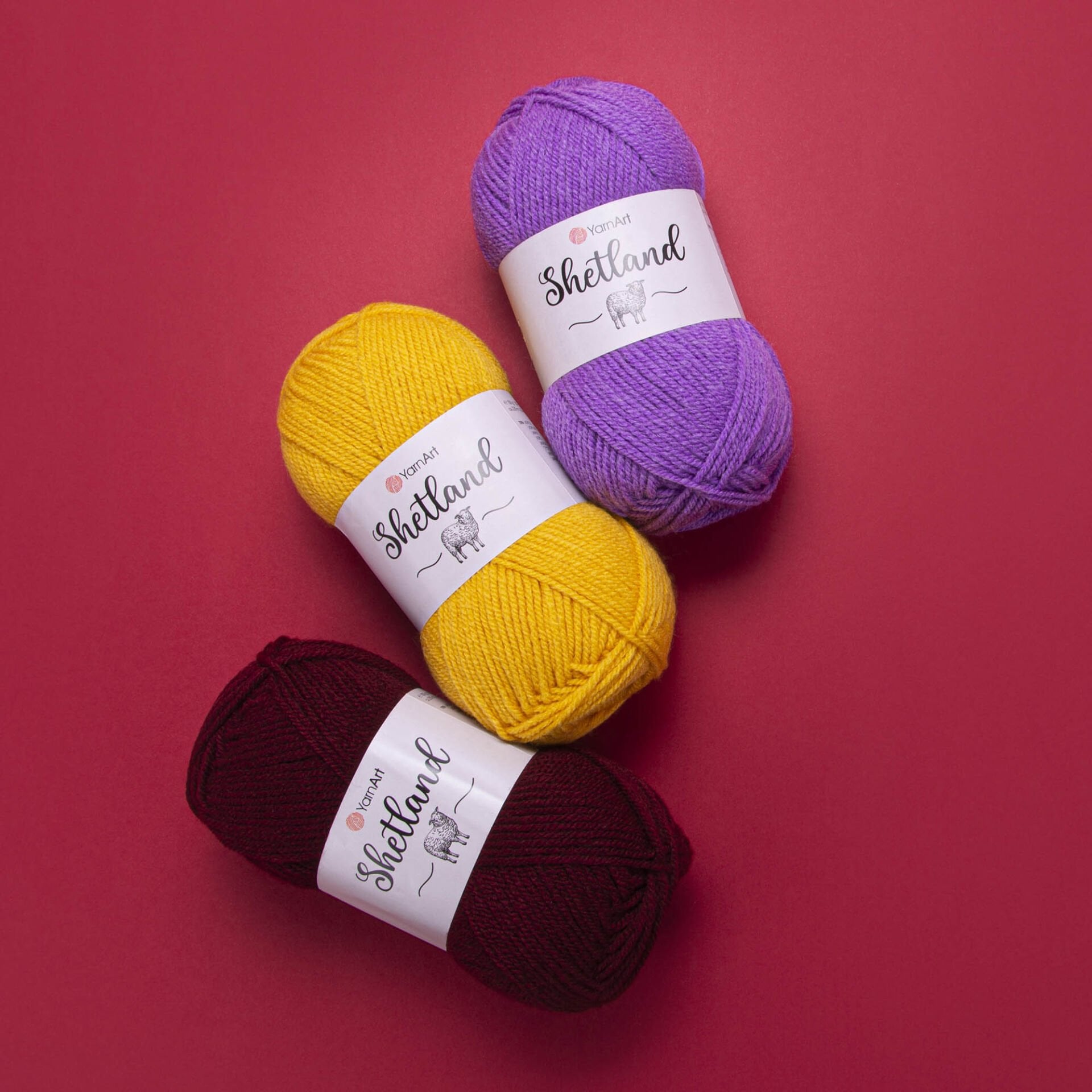 YARNART SHETLAND - EL ÖRGÜ İPİ