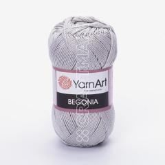 YARNART BEGONIA - MERSERİZE EL ÖRGÜ İPİ AÇIK GRİ - 4920