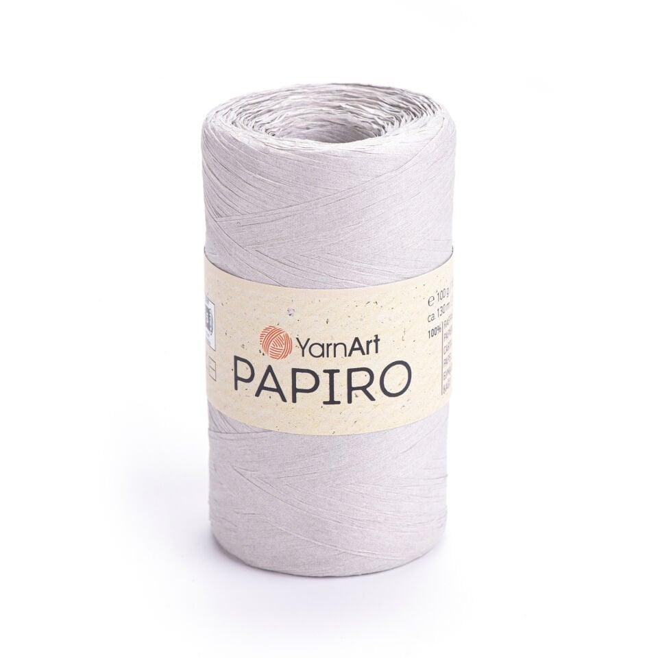YARNART PAPIRO - KAĞIT İP GRİ - 1301