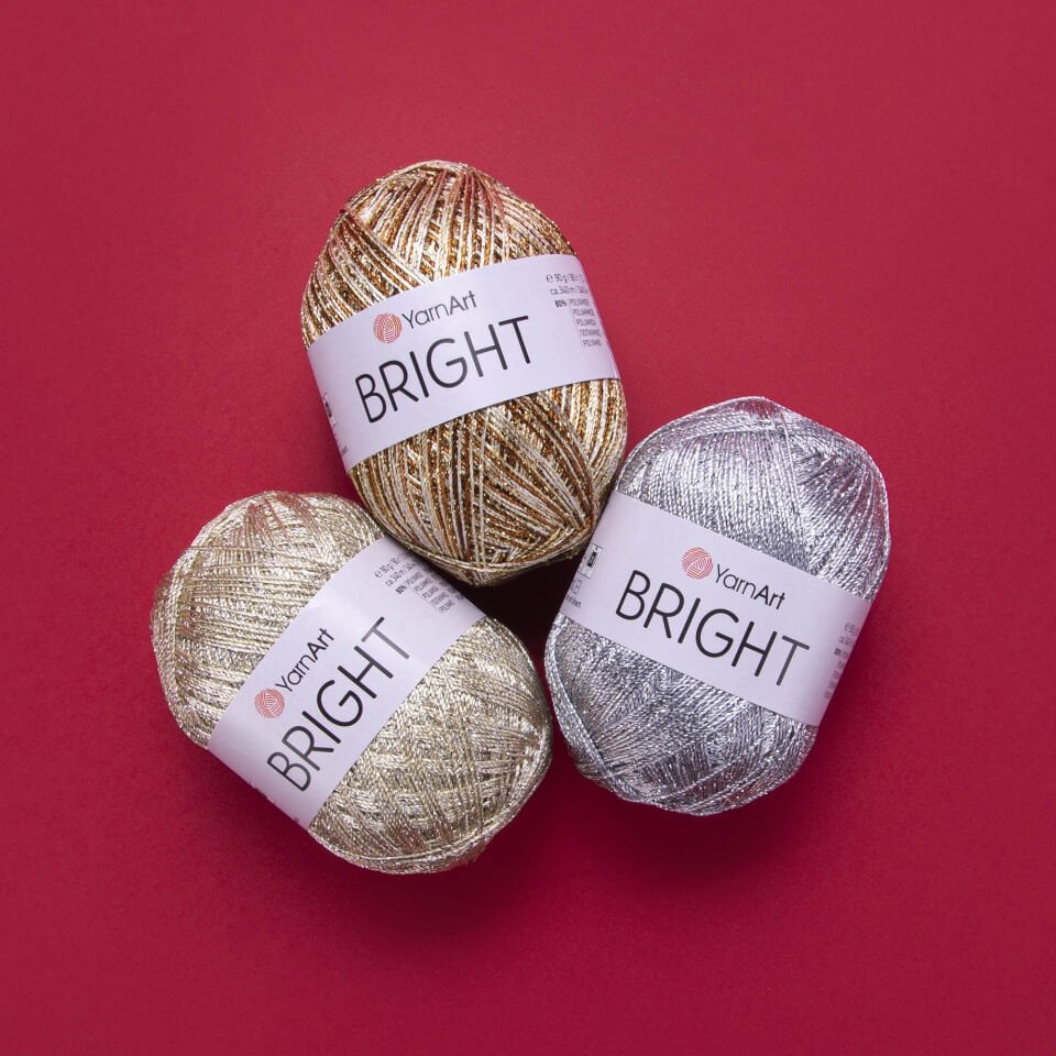 YARNART BRIGHT - SİMLİ EL ÖRGÜ İPİ