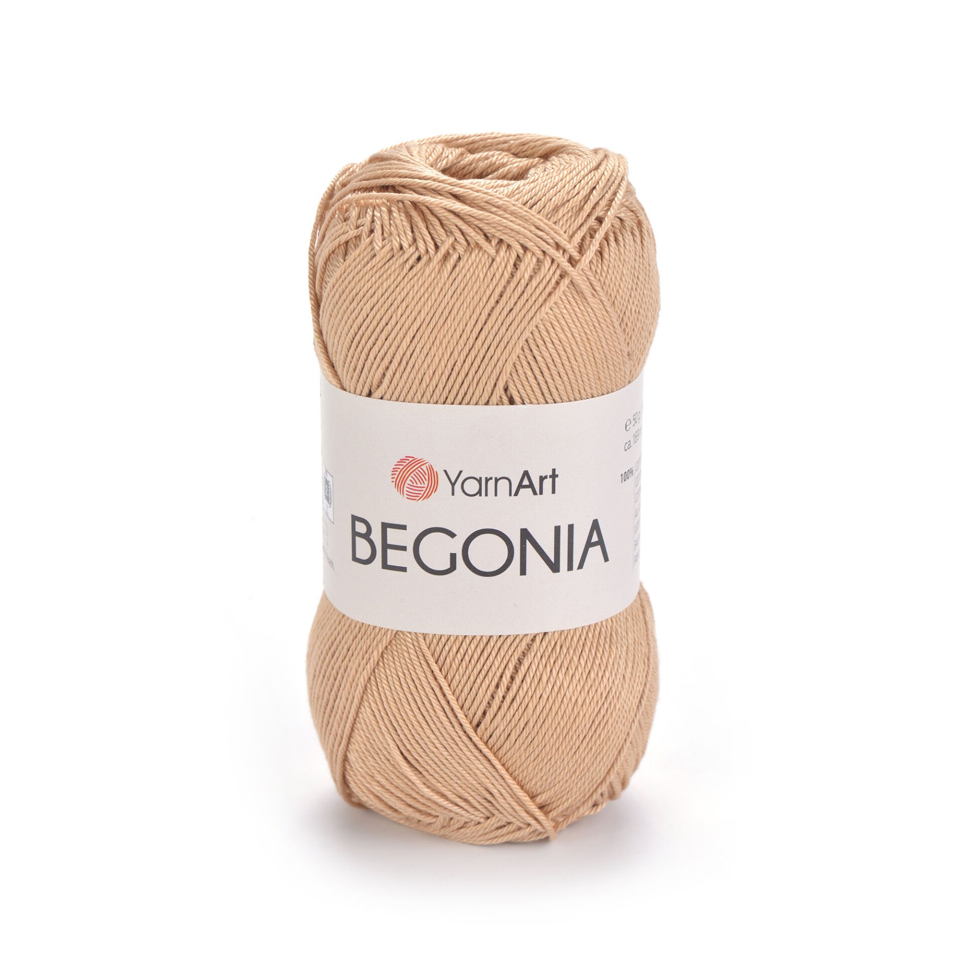 YARNART BEGONIA - MERSERİZE EL ÖRGÜ İPİ KOYU BEJ - 5529