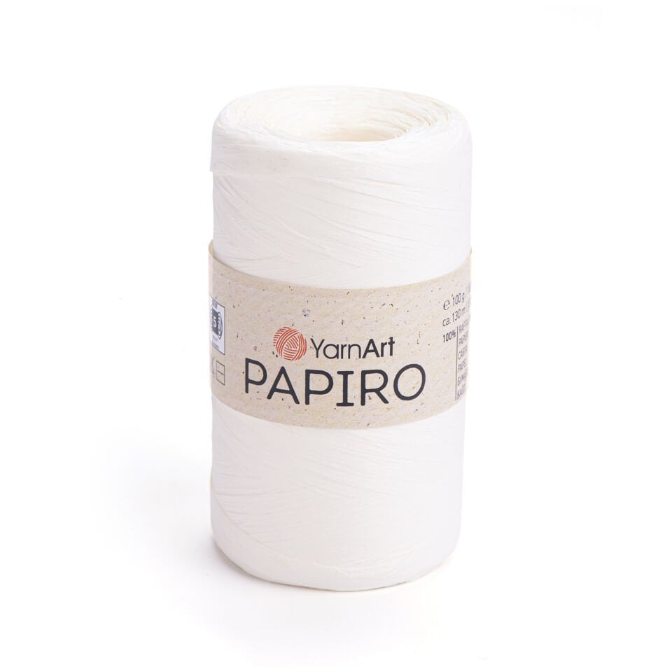 YARNART PAPIRO - KAĞIT İP KREM - 1307