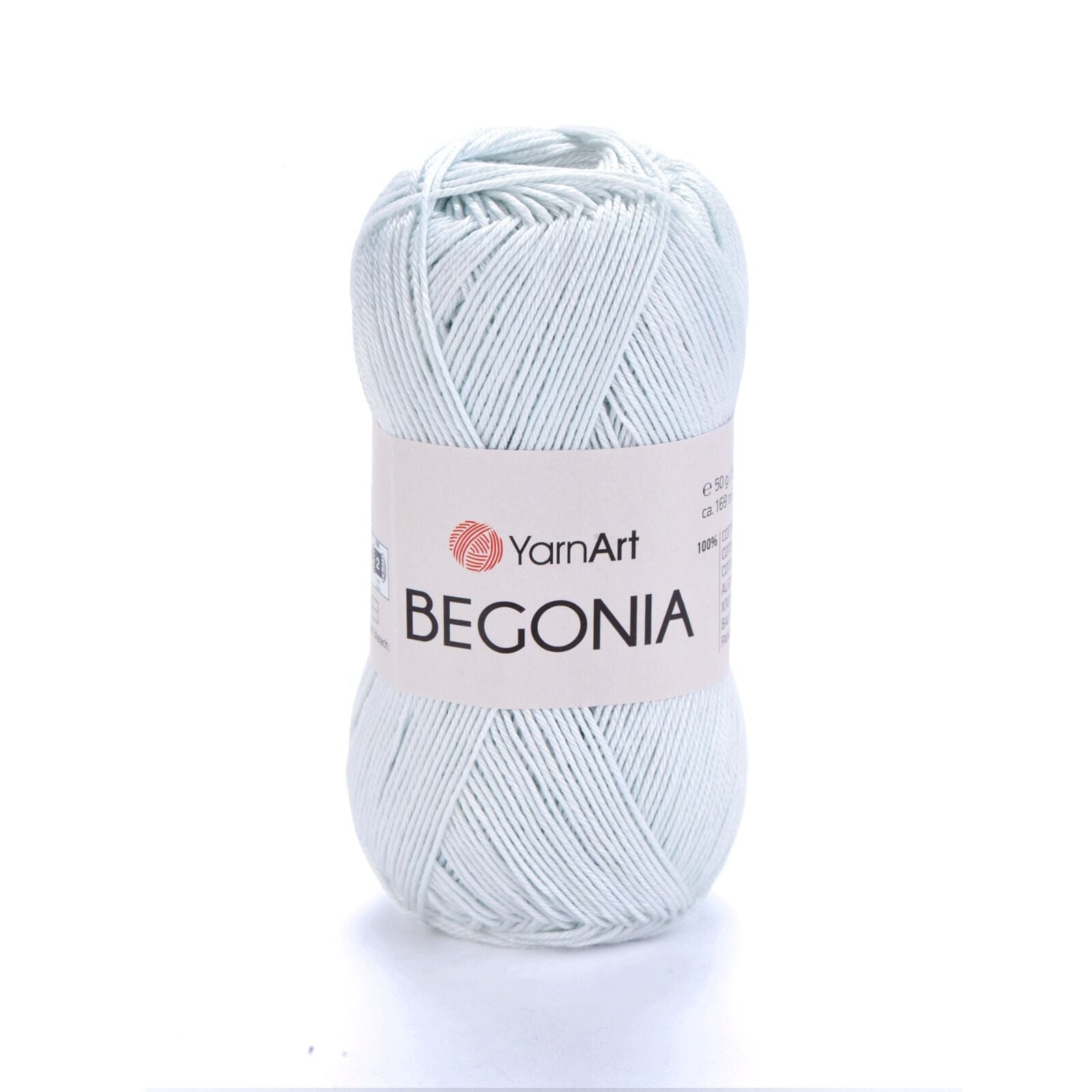 YARNART BEGONIA - MERSERİZE EL ÖRGÜ İPİ BUZ MAVİSİ - 54462