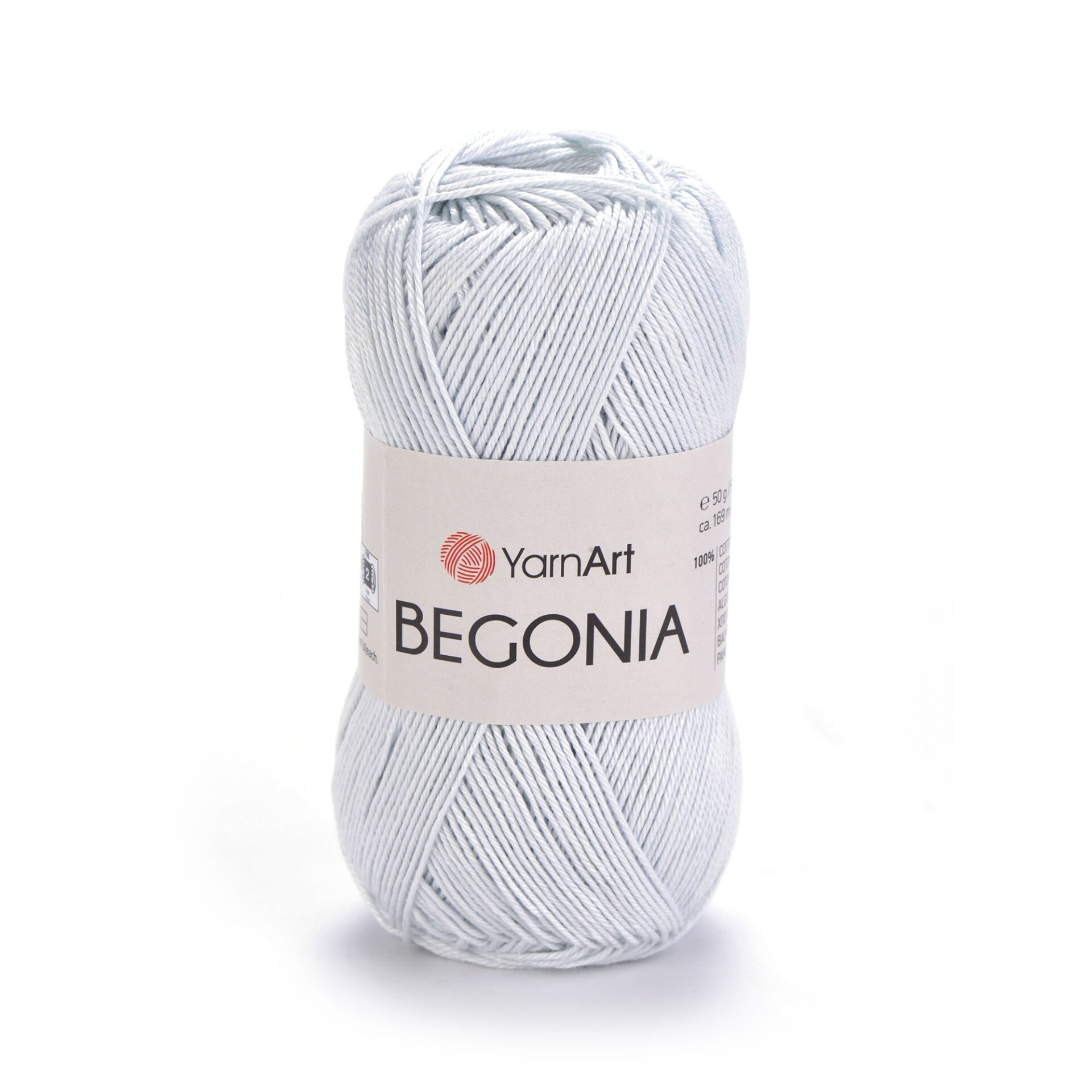 YARNART BEGONIA - MERSERİZE EL ÖRGÜ İPİ BUZ MAVİSİ - 54462
