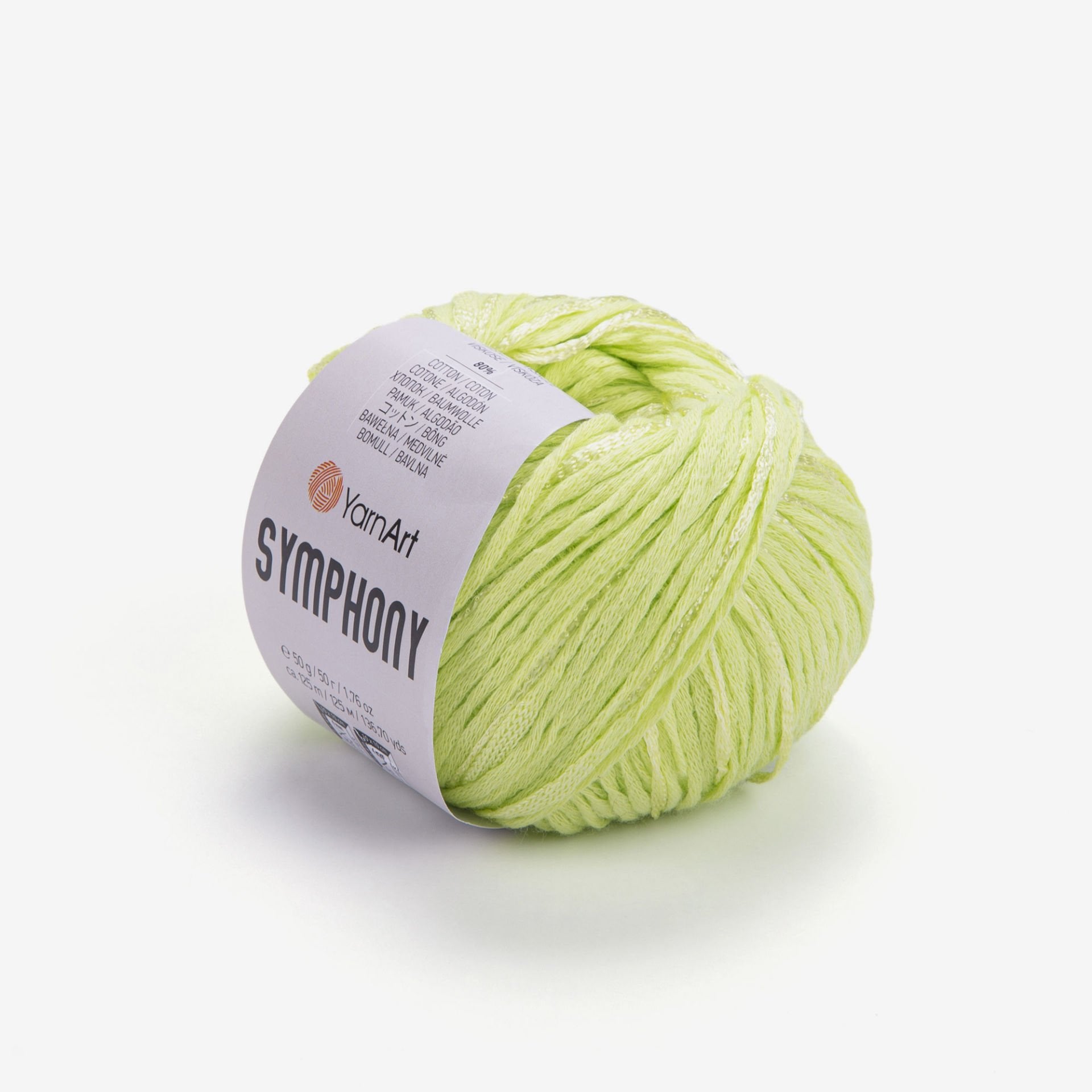YARNART SYMPHONY - EL ÖRGÜ İPİ YEŞİL - 2121