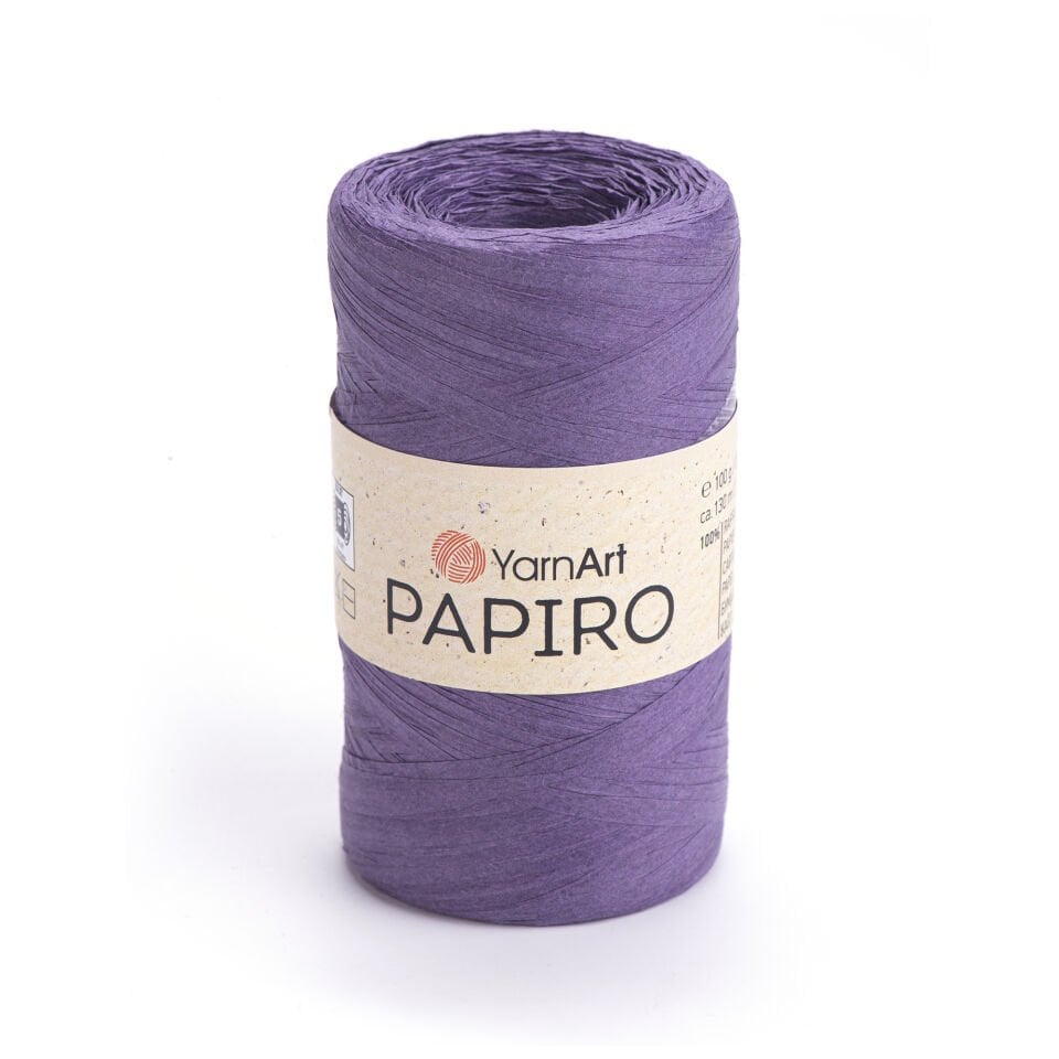 YARNART PAPIRO - KAĞIT İP MOR - 1324