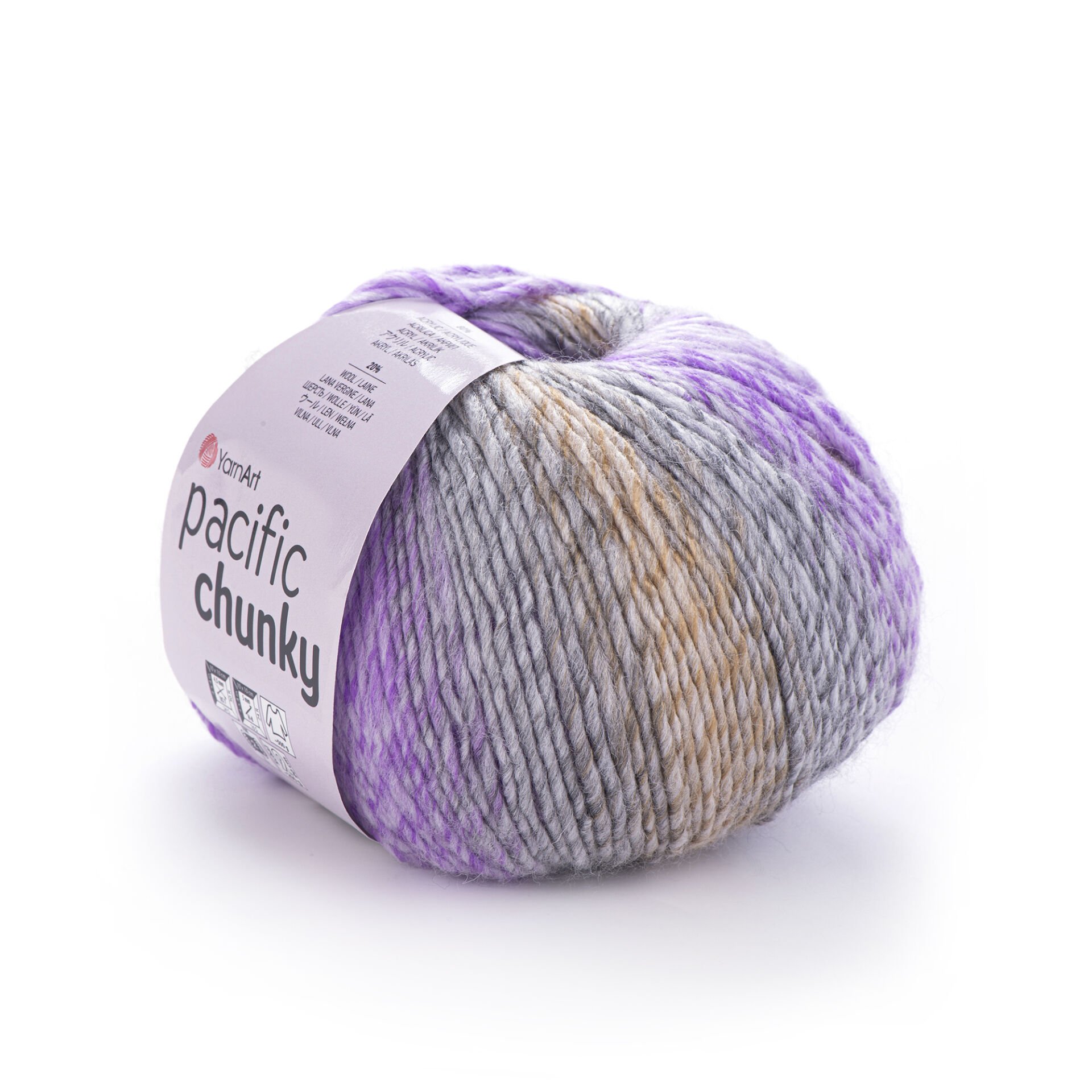 YARNART PACIFIC CHUNKY - EBRULİ EL ÖRGÜ İPİ EBRULİ - 308