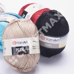 YARNART PEARL - PARLAK EL ÖRGÜ İPİ KAHVERENGİ - 229