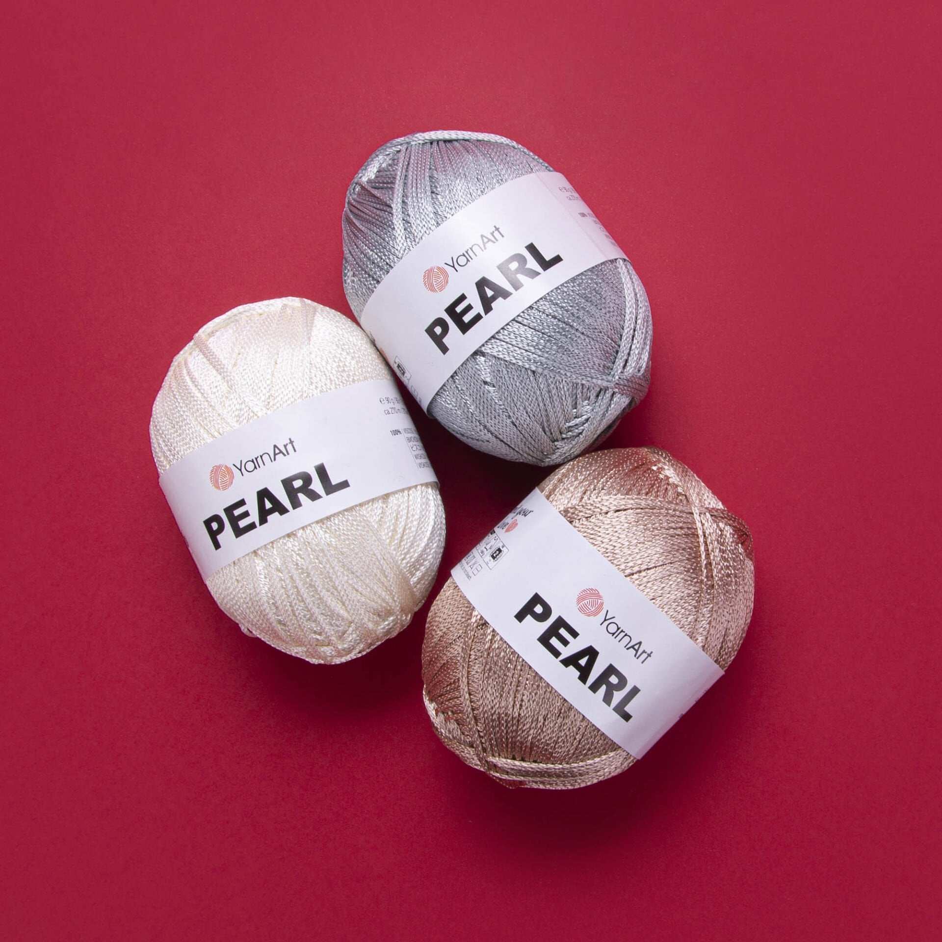YARNART PEARL - PARLAK EL ÖRGÜ İPİ