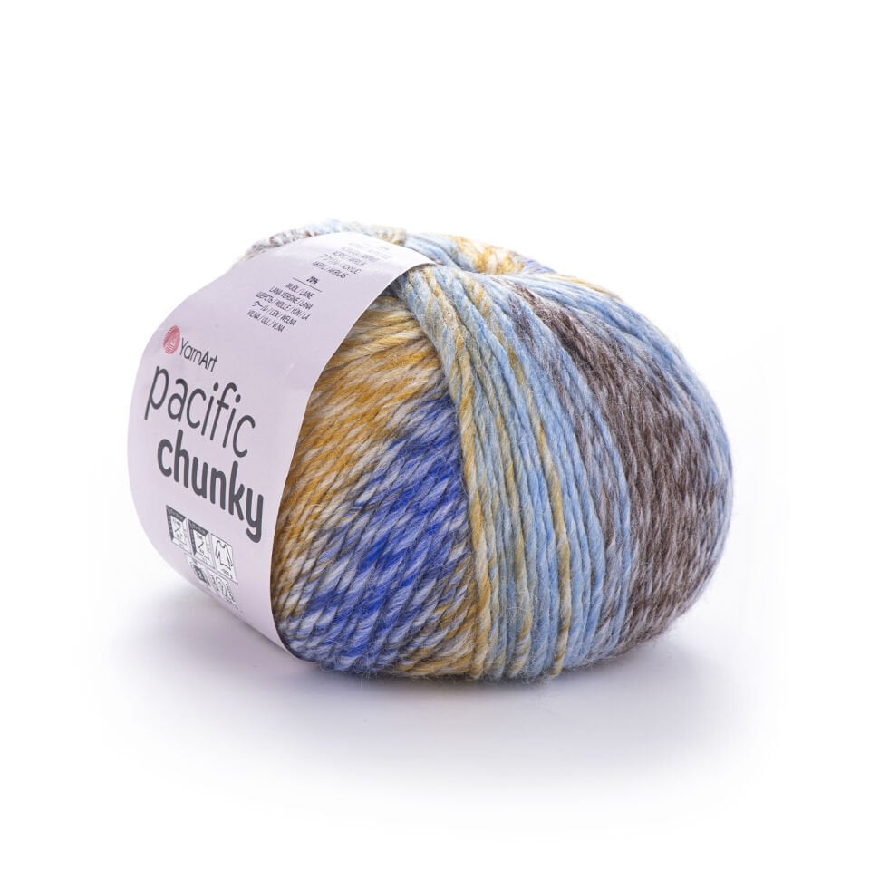 YARNART PACIFIC CHUNKY - EBRULİ EL ÖRGÜ İPİ EBRULİ - 309